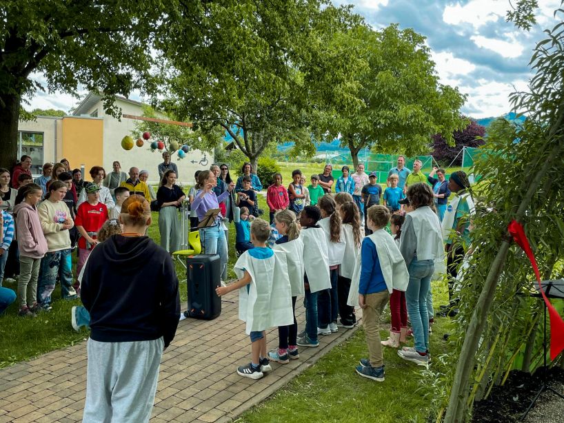 Eröffnung Grünes Klassenzimmer Zarduna Schule